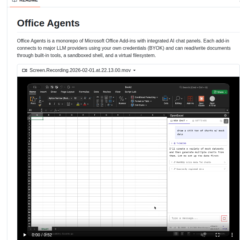 Hewliyang Open Excel screenshot