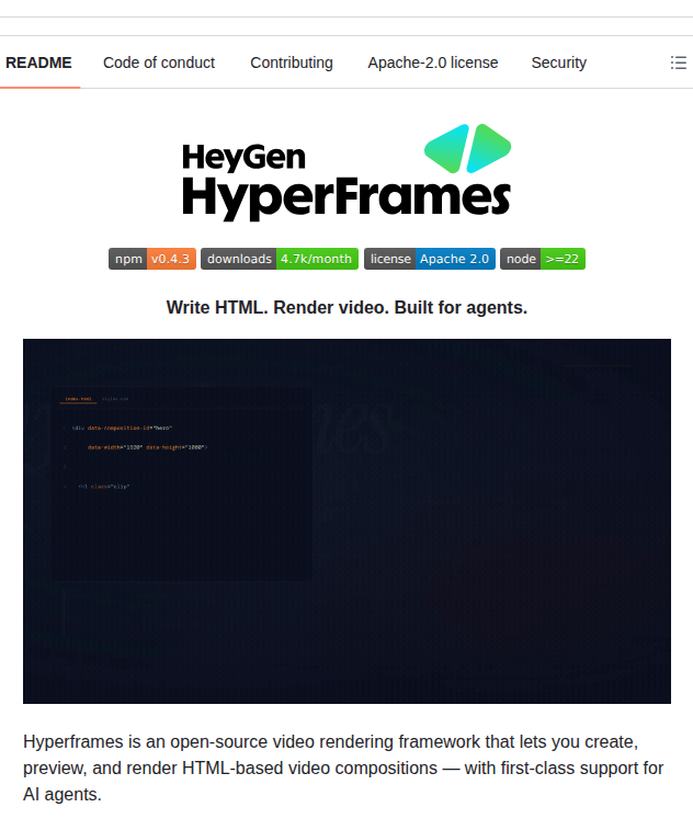 Heygen Com Hyperframes screenshot