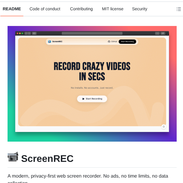 Heysagnik Screenrec screenshot