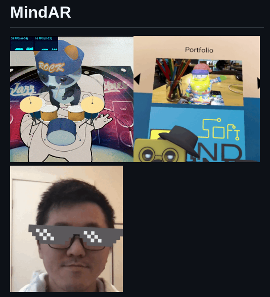 Hiukim Mind Ar Js screenshot