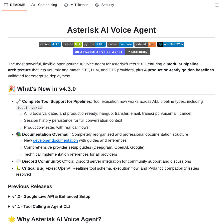 Hkjarral Asterisk Ai Voice Agent screenshot