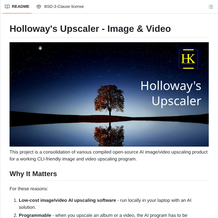 Hollowaykeanho Upscaler screenshot