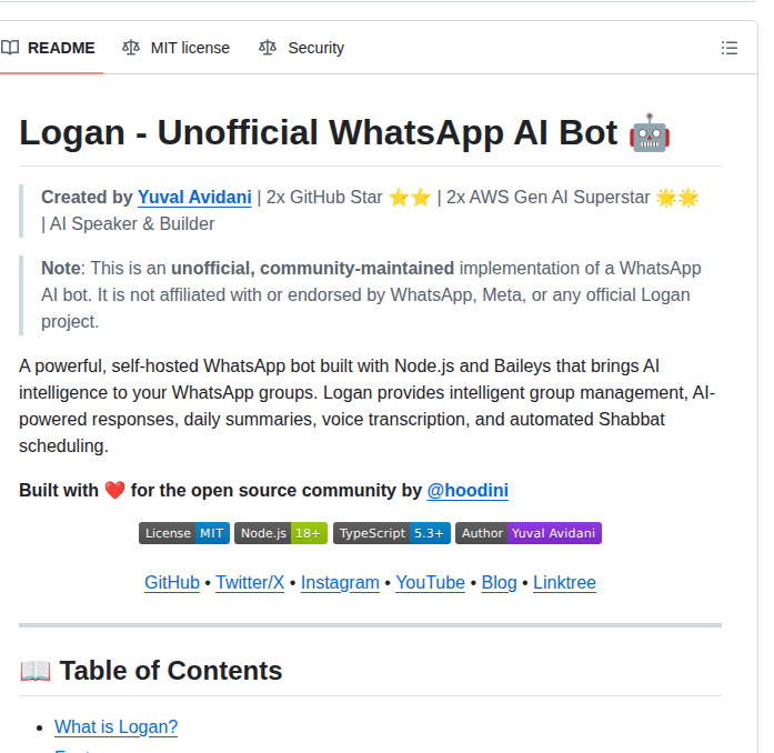 Hoodini Whatsapp Public Logan screenshot