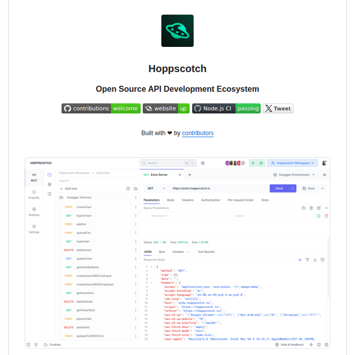 Hoppscotch Hoppscotch screenshot