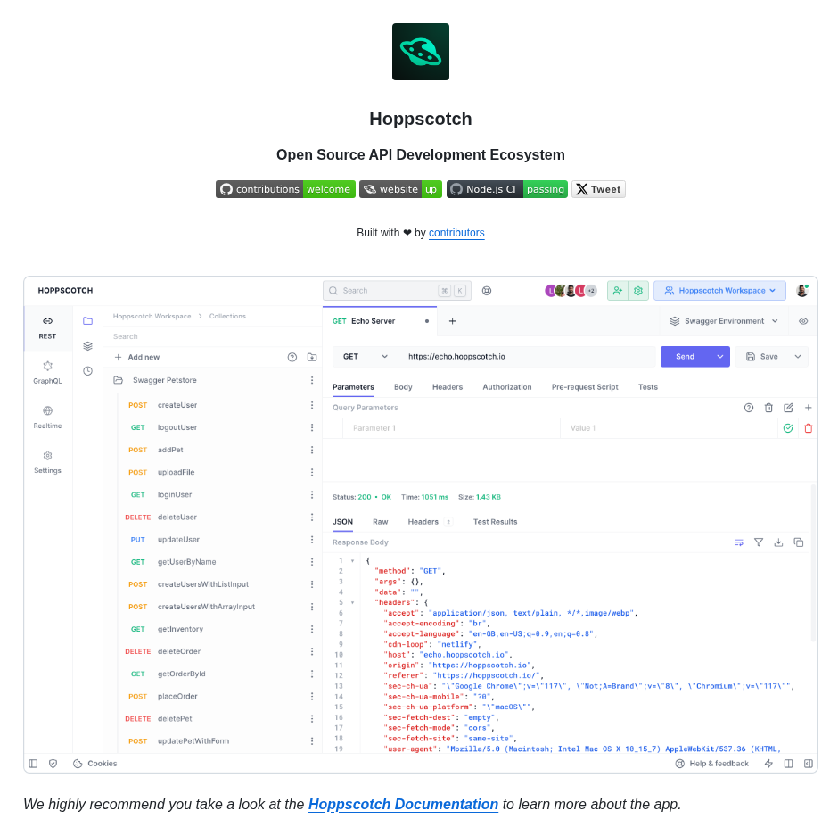 Hoppscotch Hoppscotch screenshot