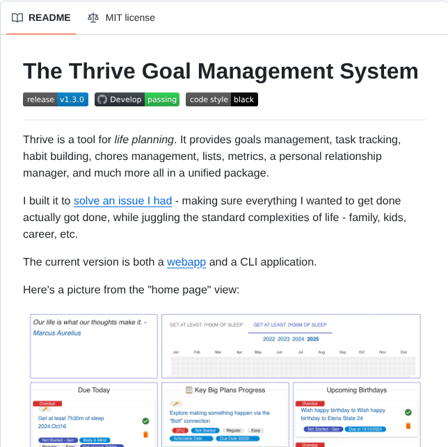 Horia141 Thrive screenshot