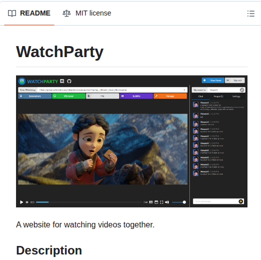 Howardchung Watchparty screenshot