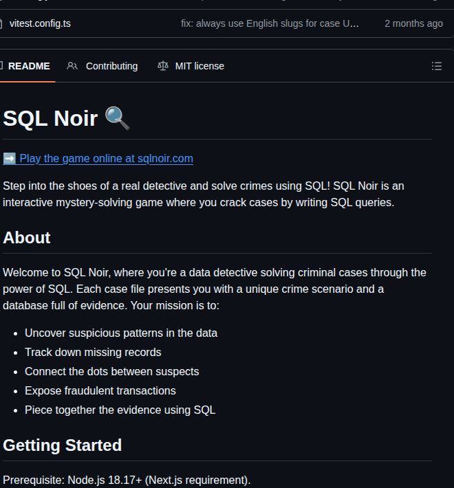 Hristo2612 Sqlnoir screenshot