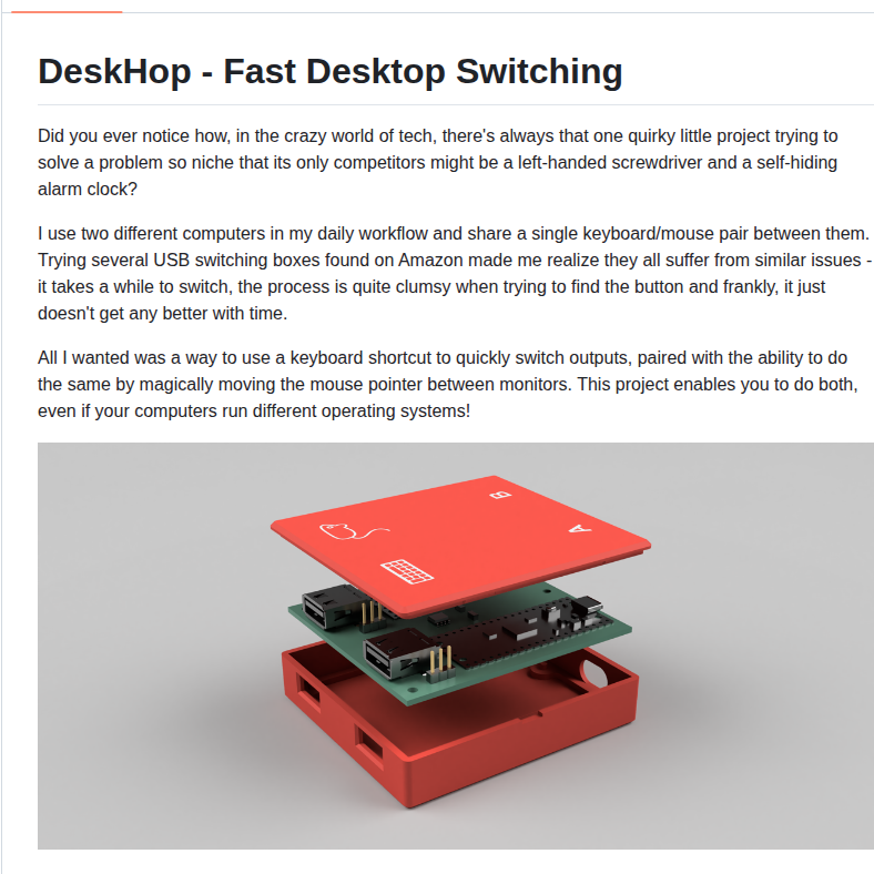 Hrvach Deskhop screenshot