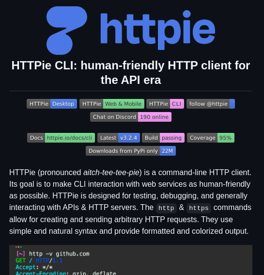 Httpie Cli screenshot