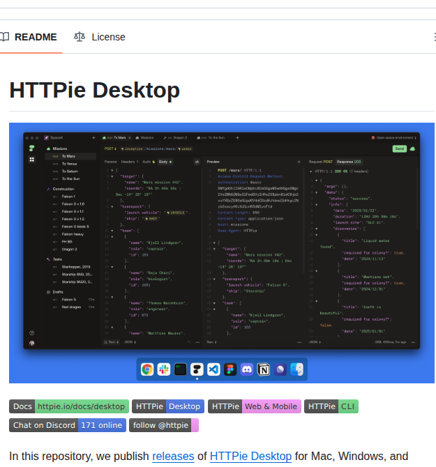 Httpie Desktop screenshot