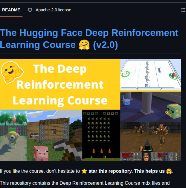 Huggingface Deep Rl Class screenshot