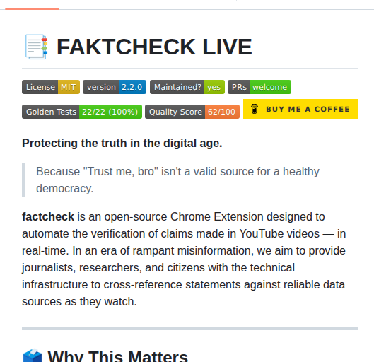 Humanchaos Factcheck screenshot