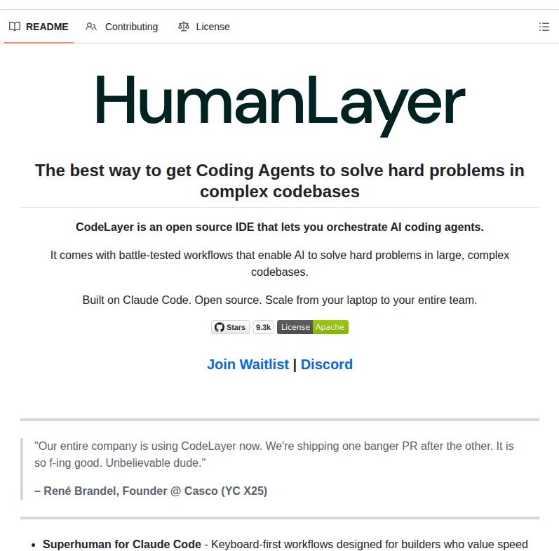 Humanlayer Humanlayer screenshot