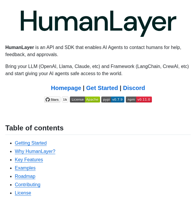 Humanlayer Humanlayer screenshot
