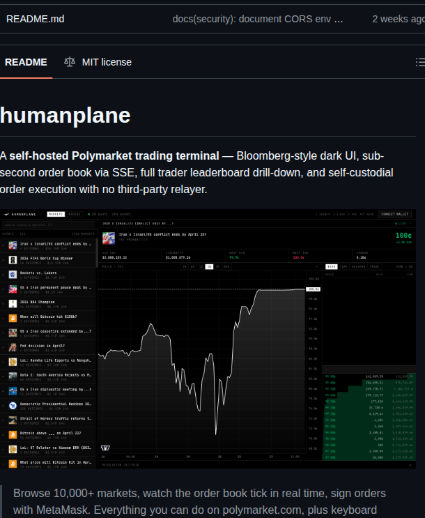 Humanplane Terminal screenshot
