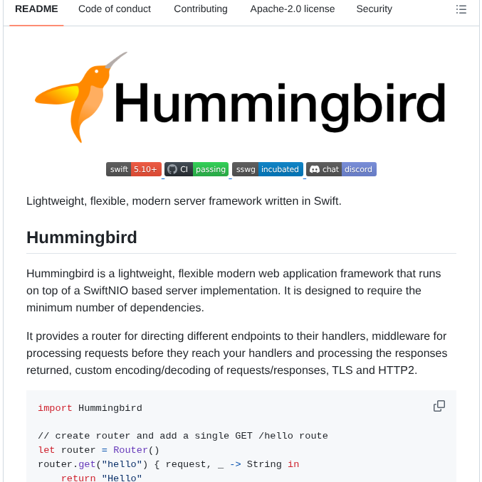 Hummingbird Project Hummingbird screenshot