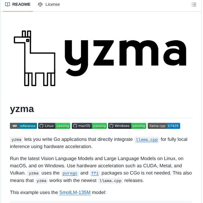 Hybridgroup Yzma screenshot