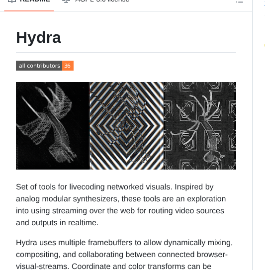 Hydra Synth Hydra screenshot