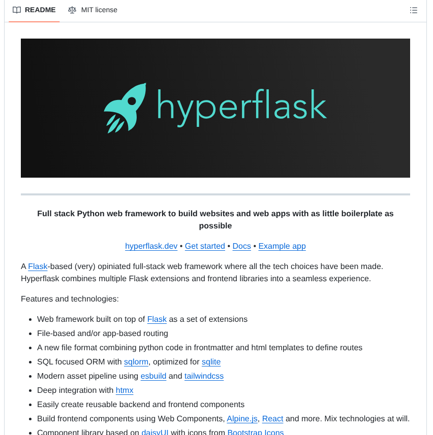 Hyperflask Hyperflask screenshot