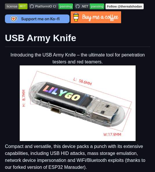 I Am Shodan Usbarmyknife screenshot