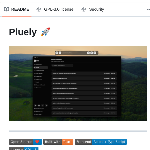 Iamsrikanthnani Pluely screenshot