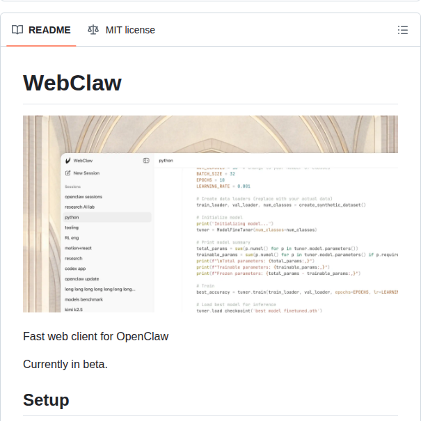 Ibelick Webclaw screenshot