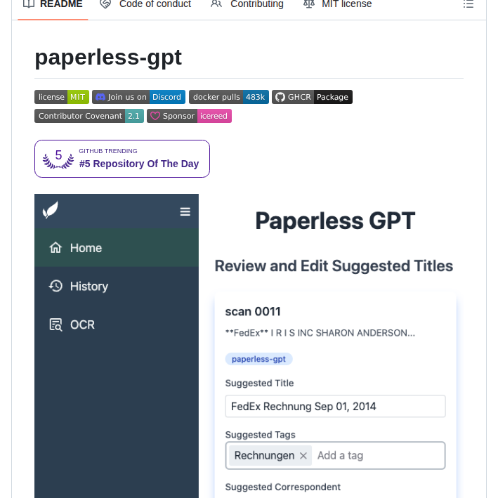 Icereed Paperless Gpt screenshot