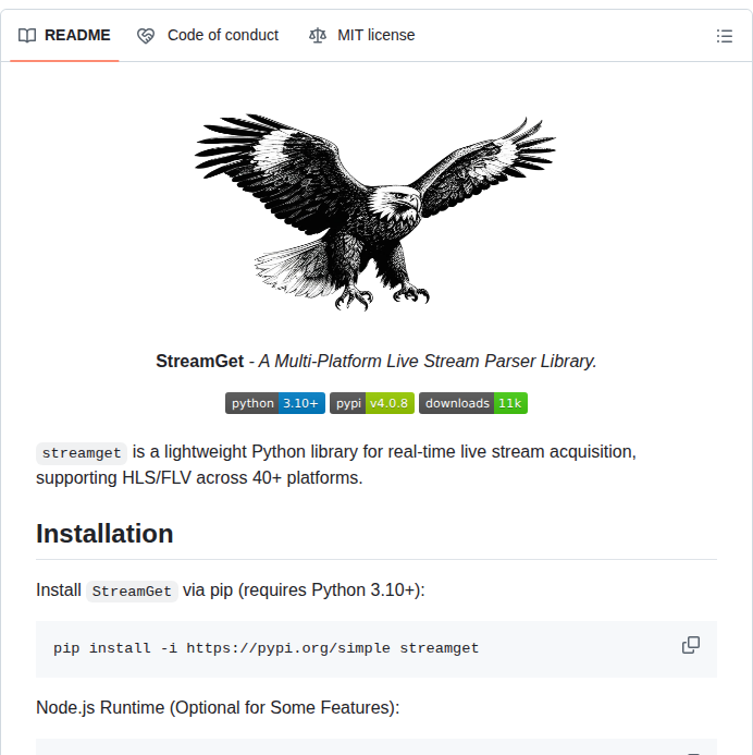 Ihmily Streamget screenshot