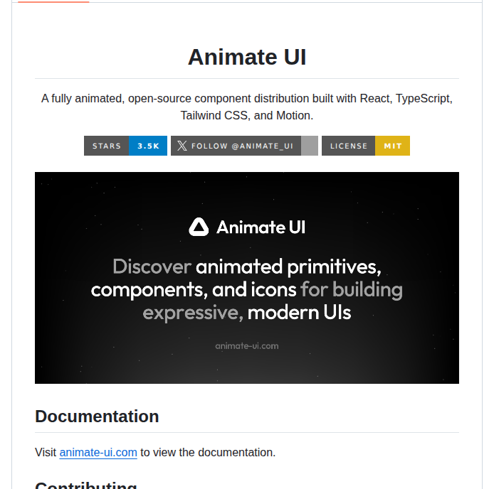 Imskyleen Animate Ui screenshot