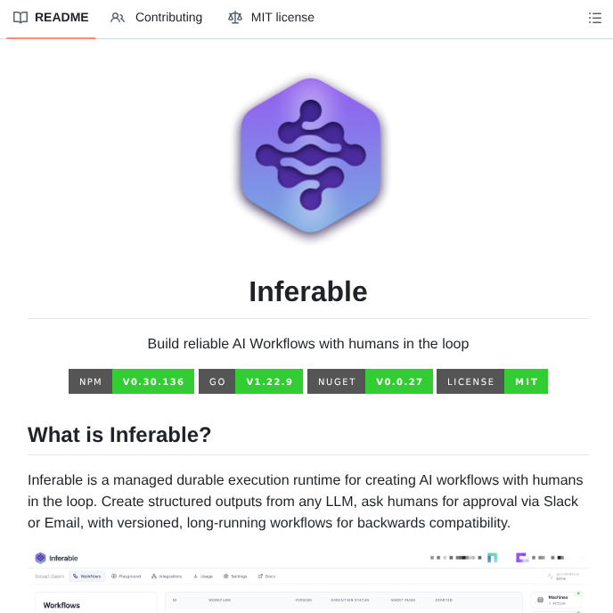 Inferablehq Inferable screenshot