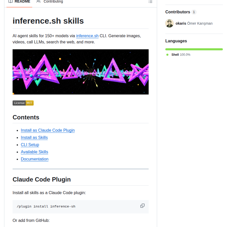 Inference Sh Skills screenshot