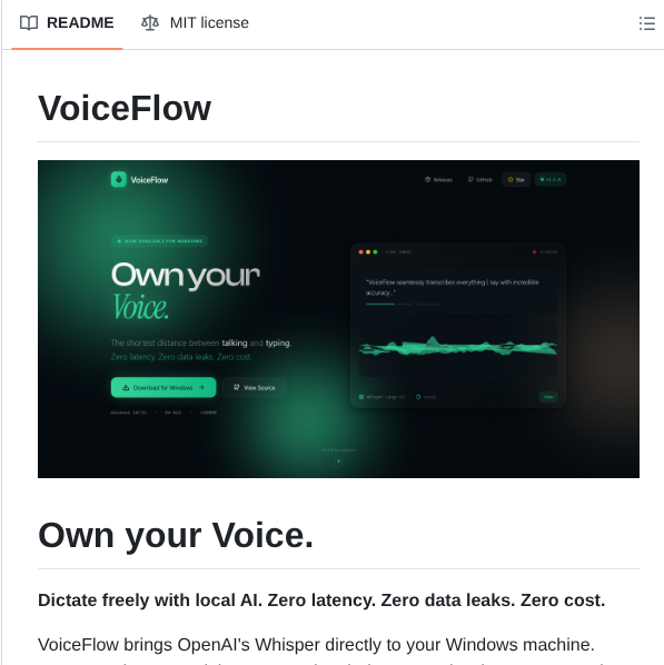 Infiniv Voiceflow screenshot