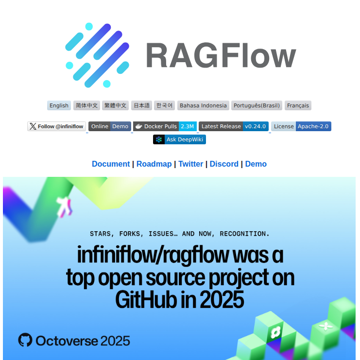 Infiniflow Ragflow screenshot