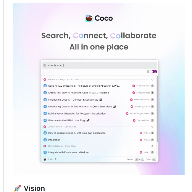 Infinilabs Coco App screenshot