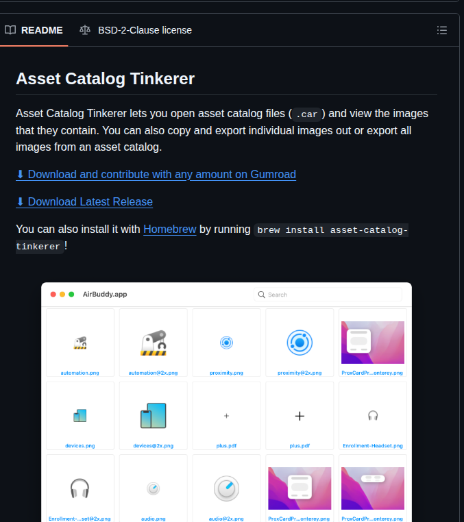 Insidegui Assetcatalogtinkerer screenshot