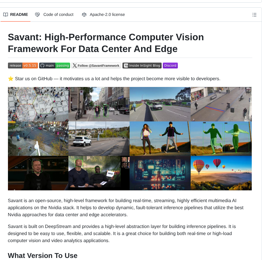 Insight Platform Savant screenshot