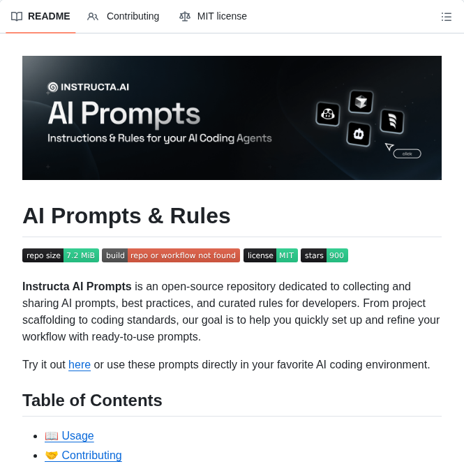Instructa Ai Prompts screenshot