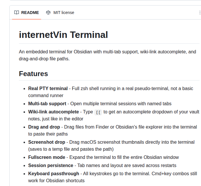 Internetvin Internetvin Terminal screenshot