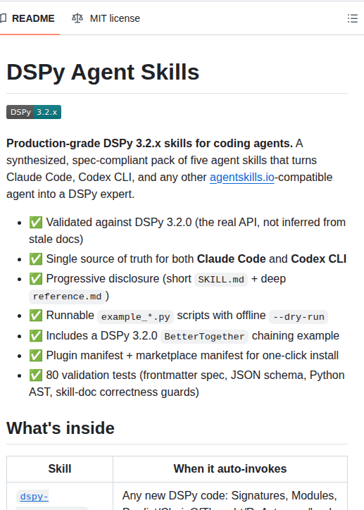 Intertwine Dspy Agent Skills screenshot
