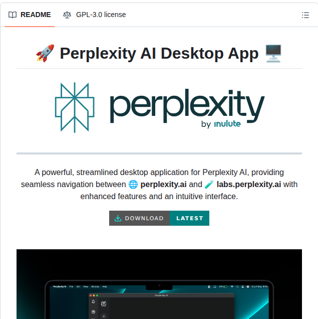 Inulute Perplexity Ai App screenshot