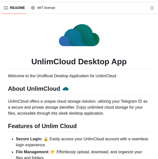 Inulute Unlim Cloud screenshot
