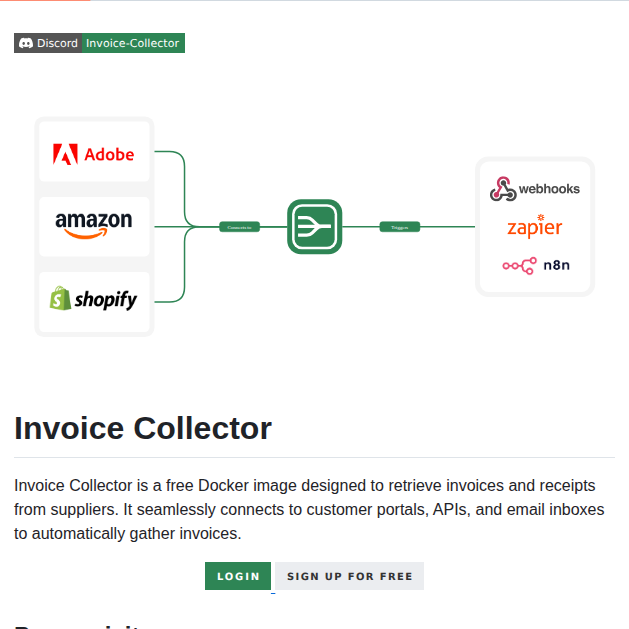 Invoice Collector Invoice Collector screenshot