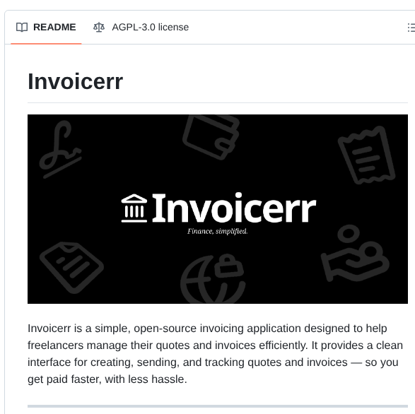Invoicerr App Invoicerr screenshot