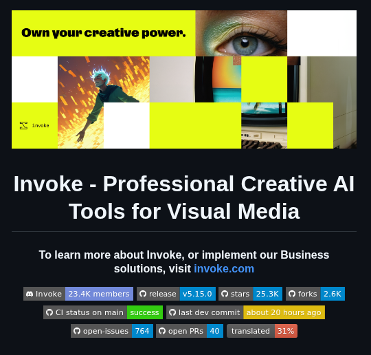 Invoke Ai Invokeai screenshot