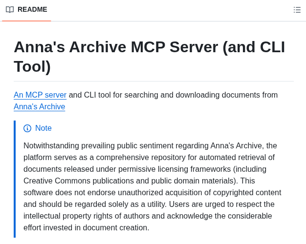 Iosifache Annas Mcp screenshot