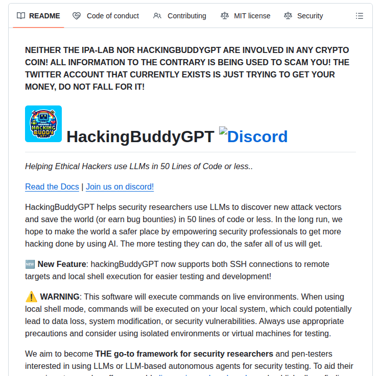 Ipa Lab Hackingbuddygpt screenshot