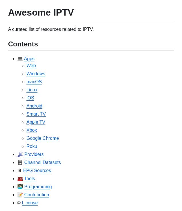 Iptv Org Awesome Iptv screenshot