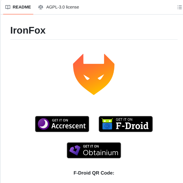 Ironfox Oss Ironfox screenshot