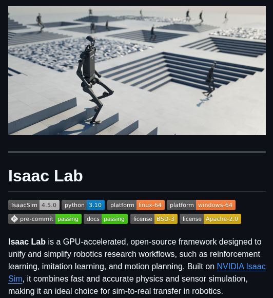 Isaac Sim Isaaclab screenshot
